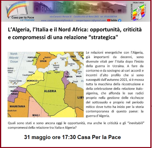 L'ALGERIA, L'ITALIA E IL NORD AFRICA